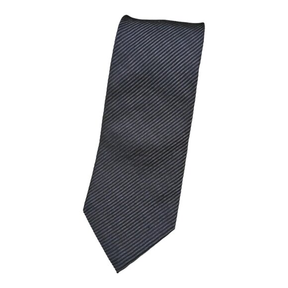 DOLCE & GABBANA Men's 100% Silk Necktie LUXURY XL Brown Gold Striped W:3.7" EUC